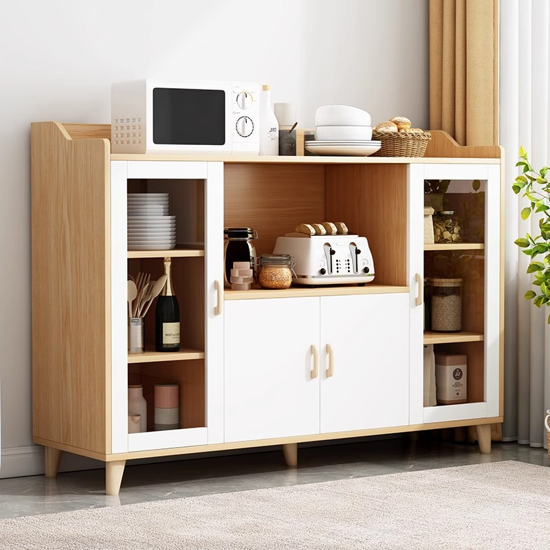 【包安装】餐边柜橱柜家用厨房碗柜收纳柜茶水柜客厅收纳置物架