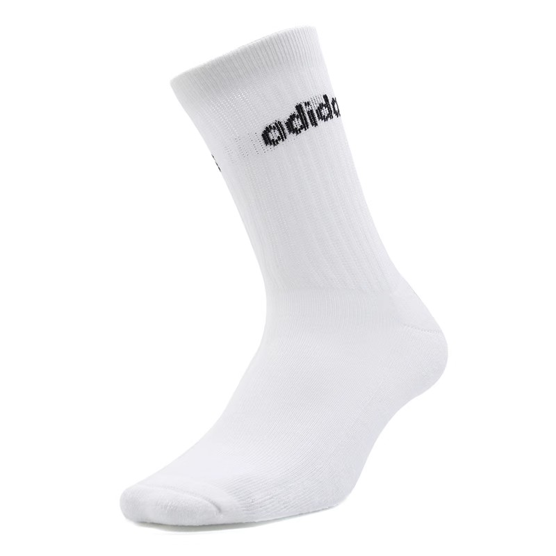 adidas阿迪达斯运动袜2023新款男袜女袜跑步休闲袜子中筒袜DN4438