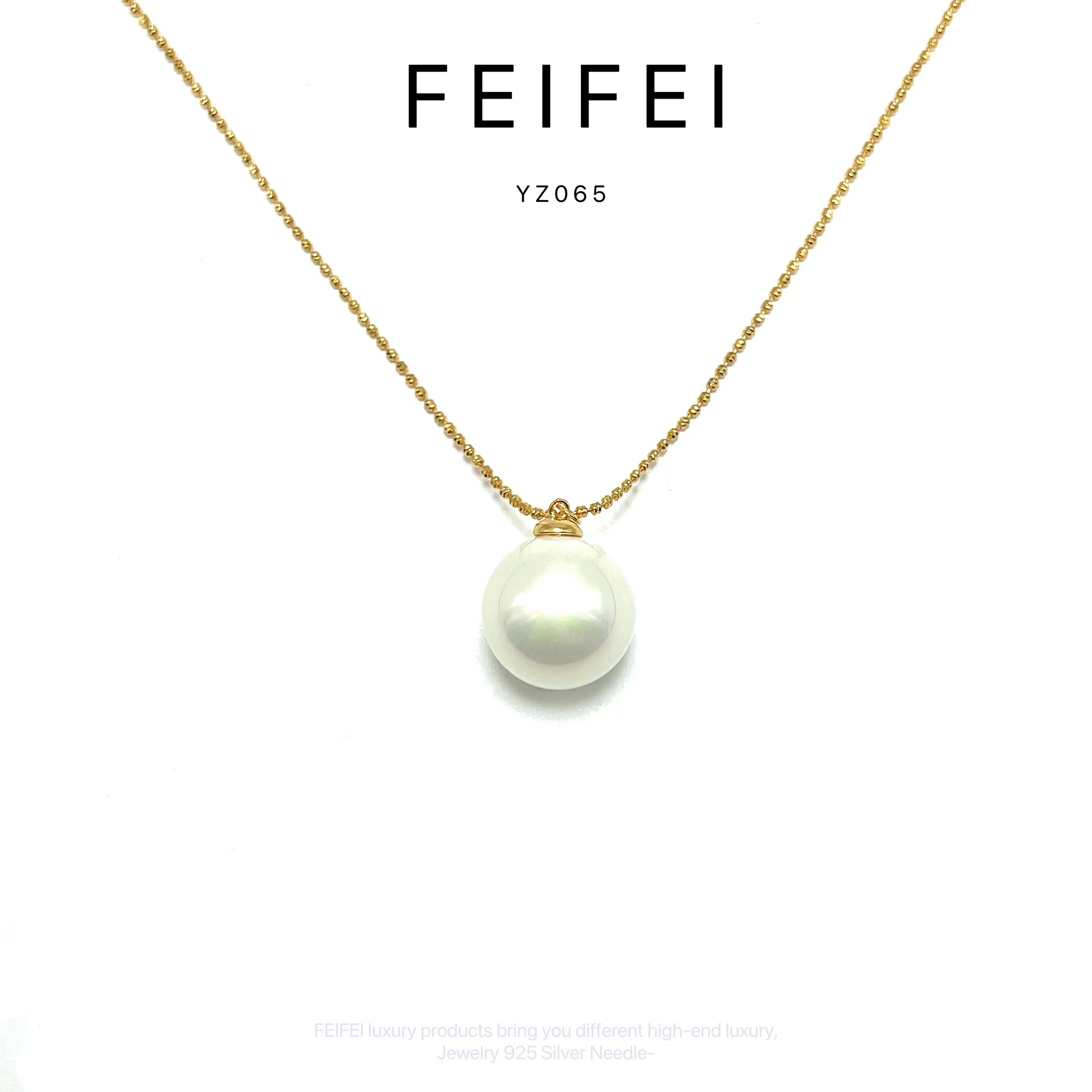 铜合金项链 【碧波流光】FEIFEI轻奢项链YZ065