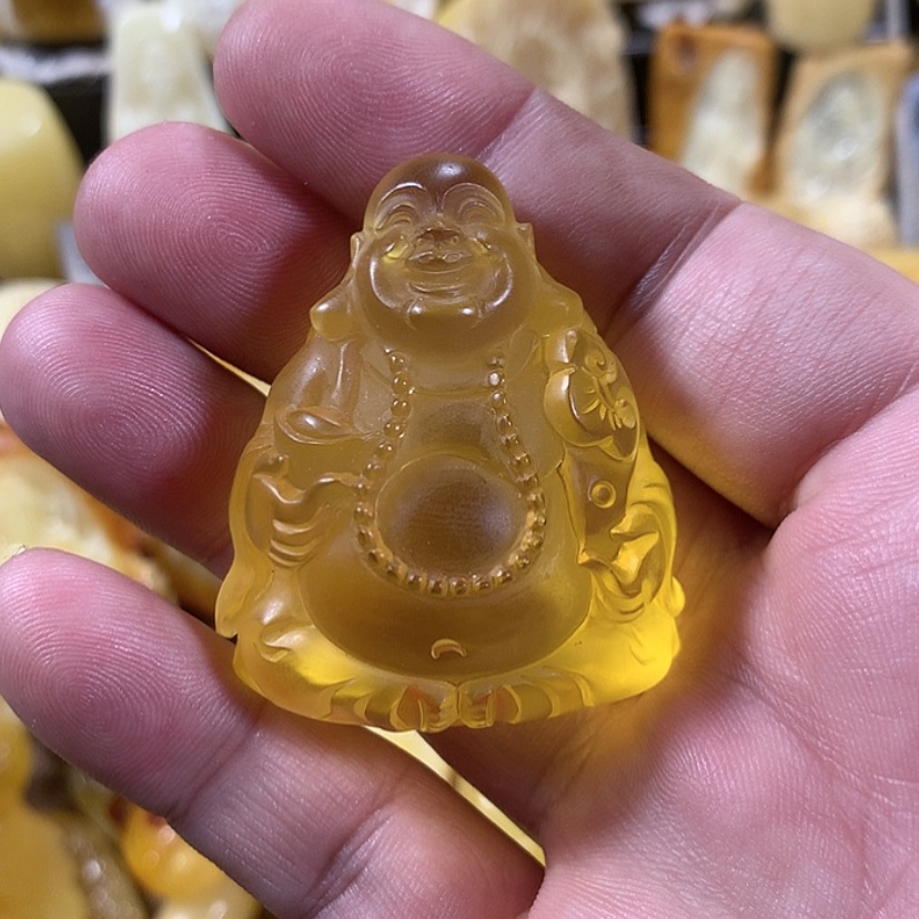 【闪购商品】蜜蜡裸石未镶嵌恨*