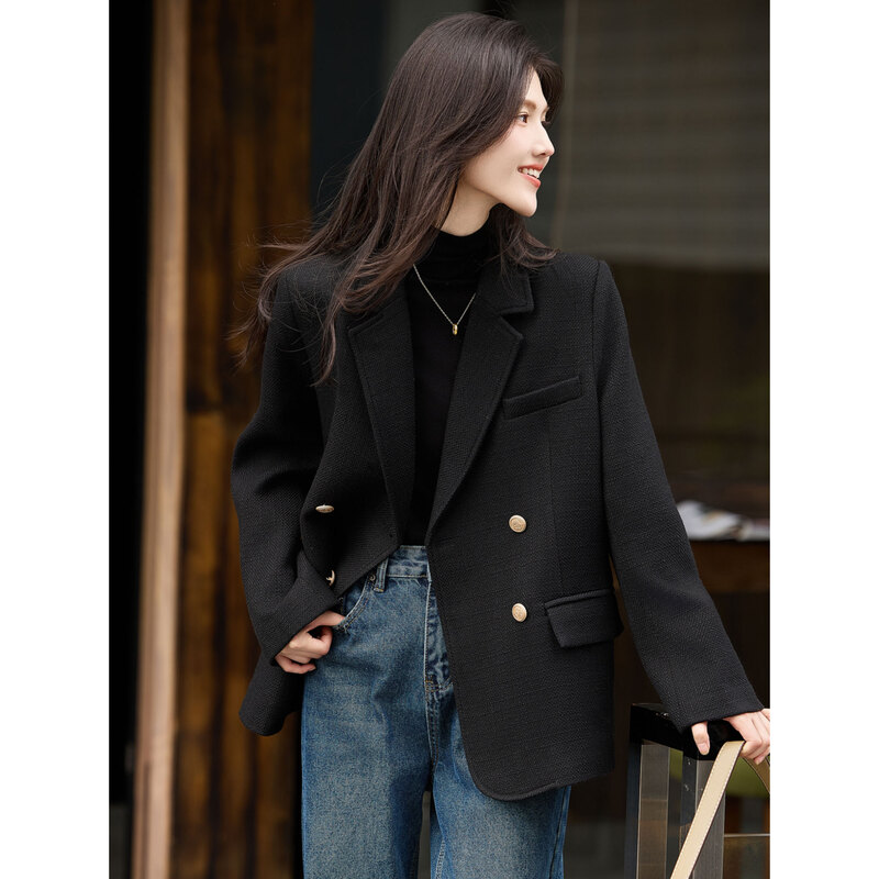 时尚毛呢大衣SXN23004