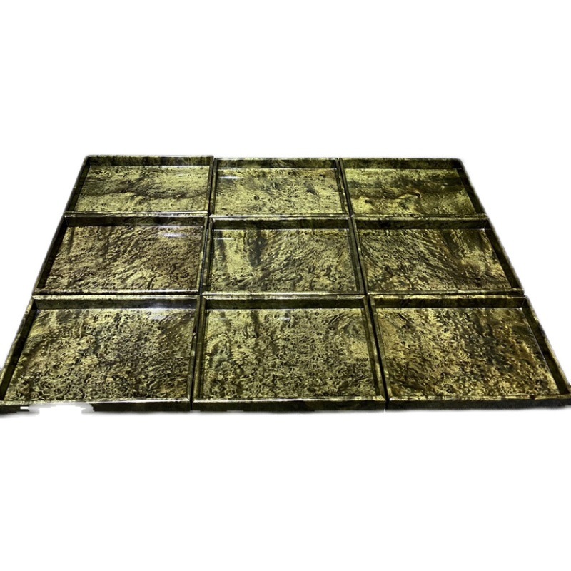 金丝楠木文承盘果盘