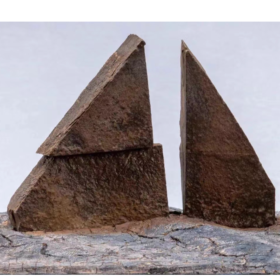 新疆盆景石原石奇石 泥石摆件