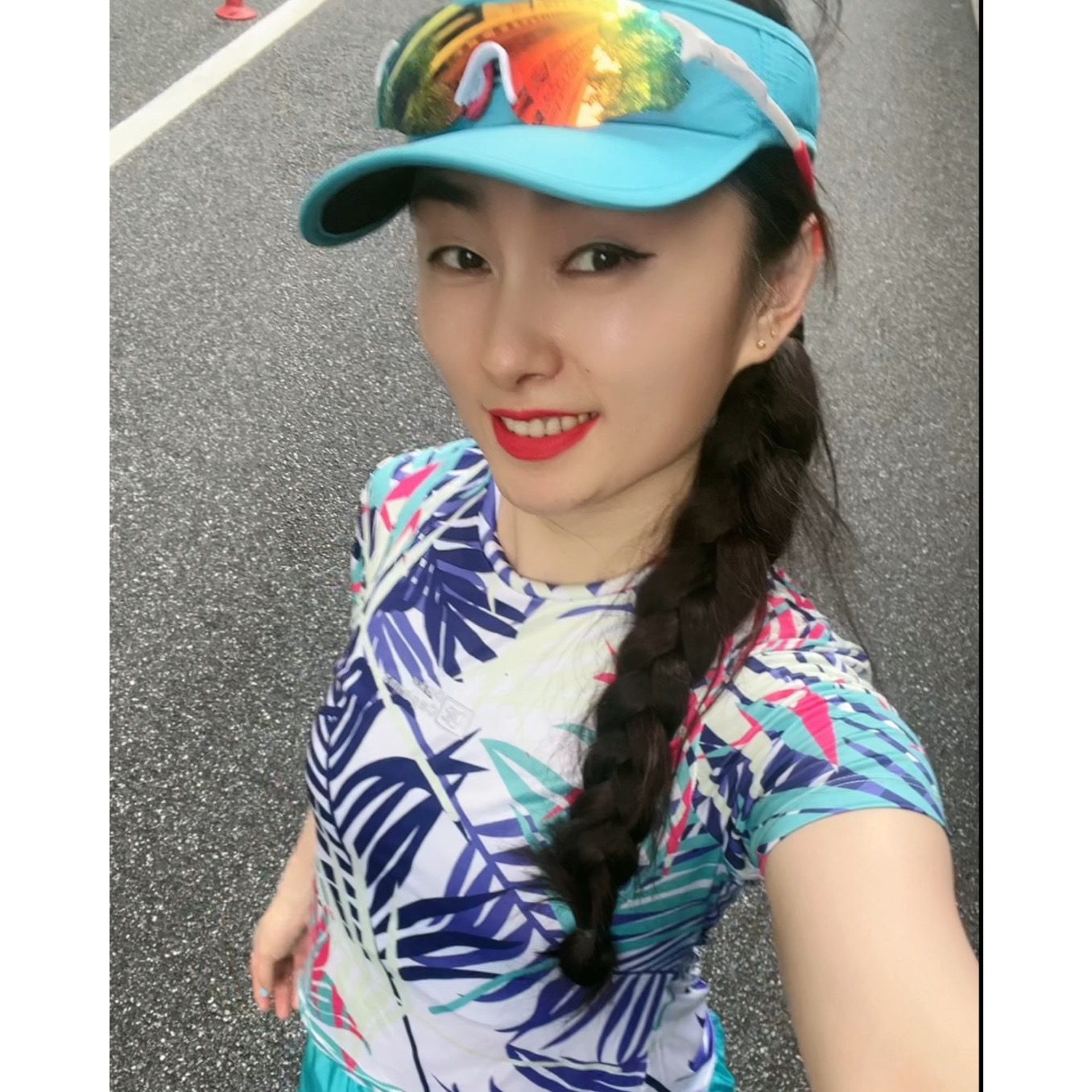 【618福利清】超弹力速干跑步运动短袖健身显瘦透气速干时尚8866