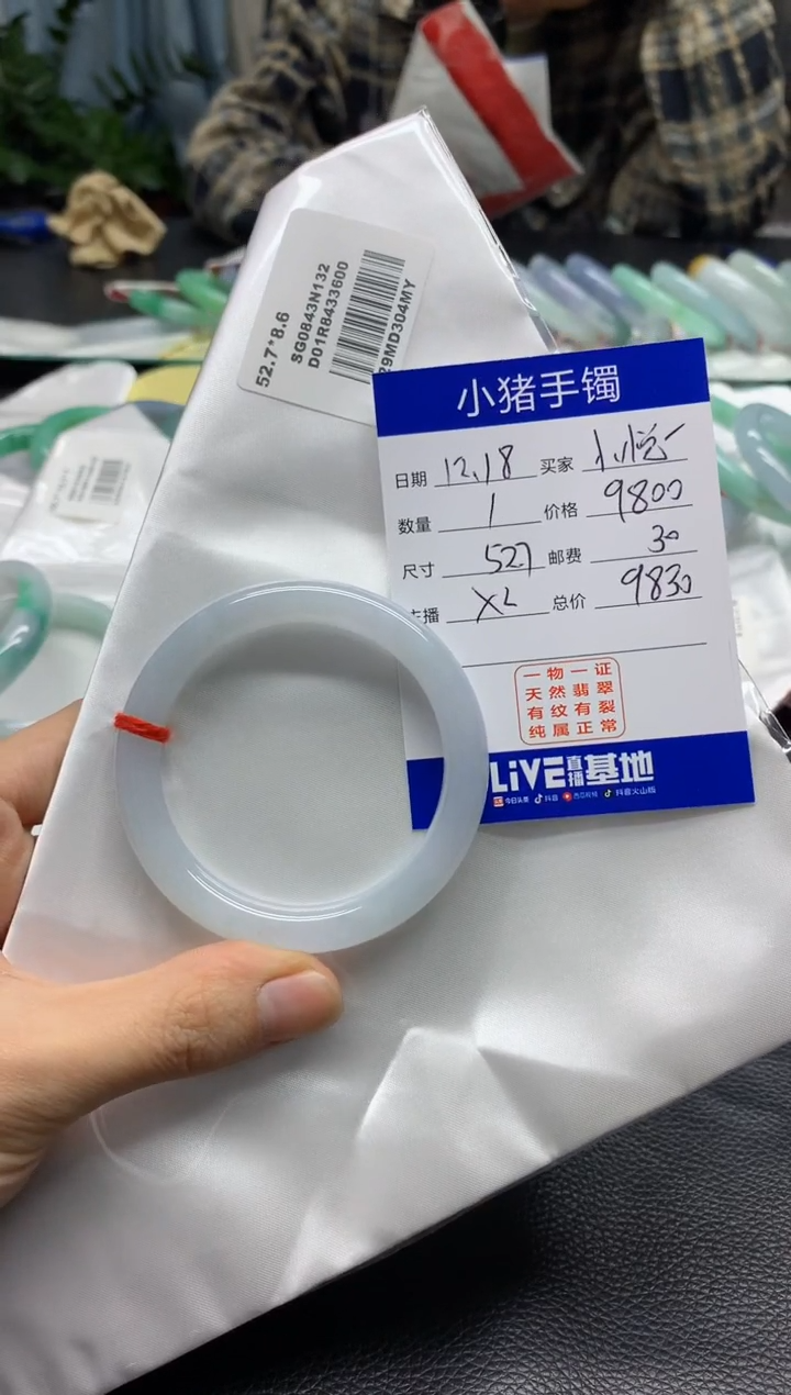 【闪购商品】翡翠手镯未镶嵌手镯