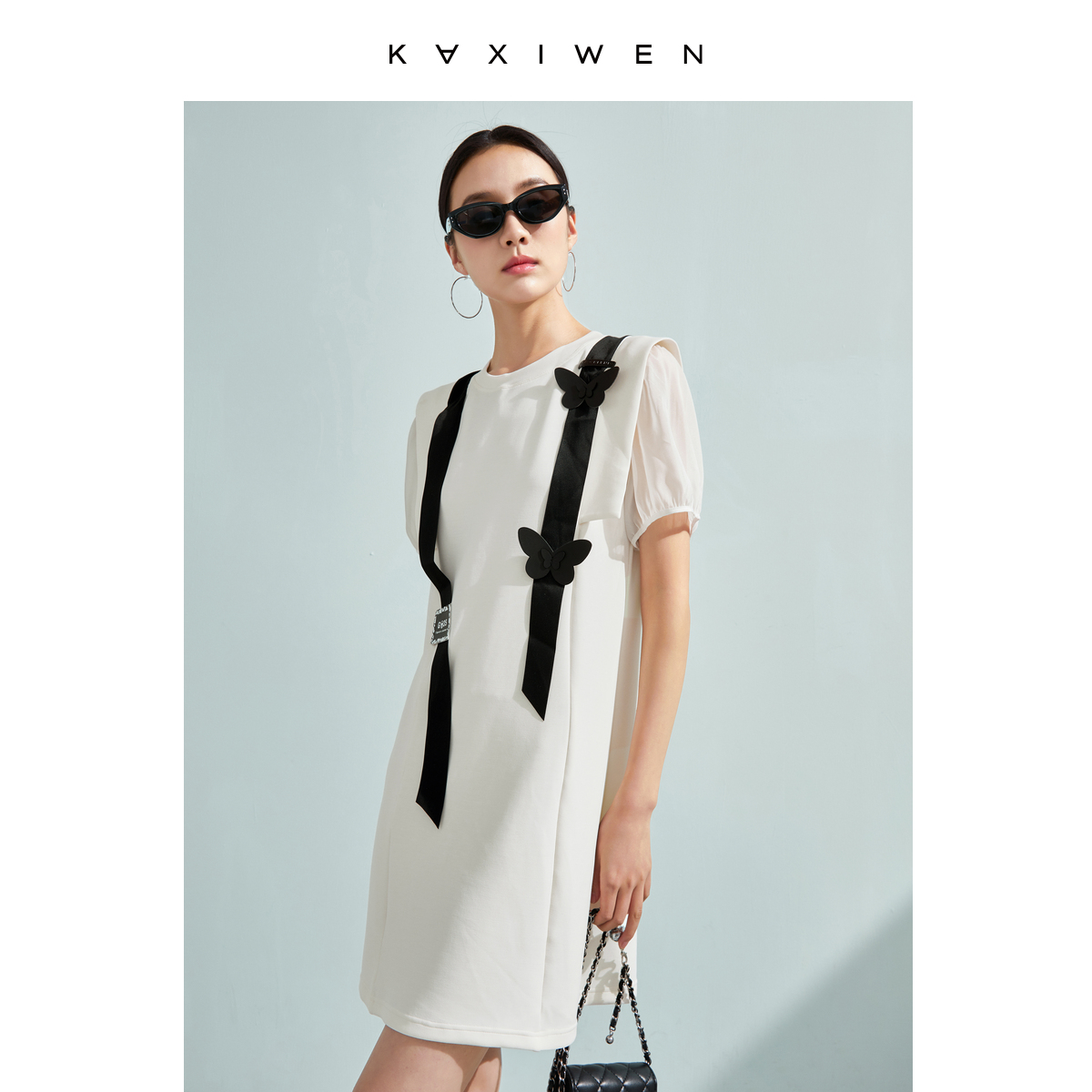 【柠檬专属】立体时尚潮酷气质连衣裙休闲减龄裙子X03BLS2659