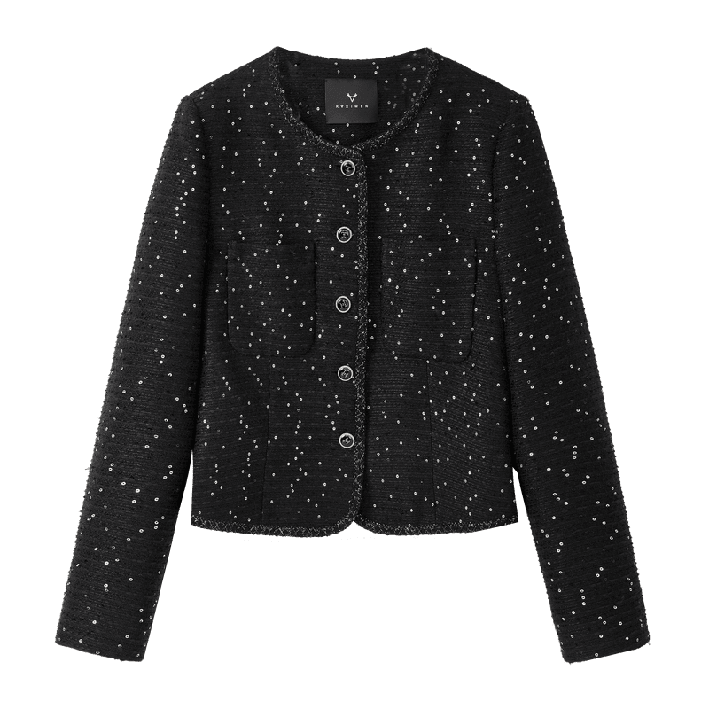 【小铃铛】经典小香风短外套N7018