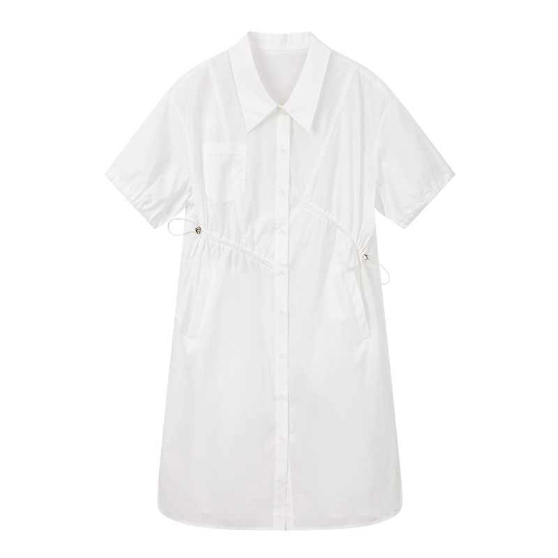 【九月专属】简约小众设计感连衣裙出游显瘦衬衫裙S2662