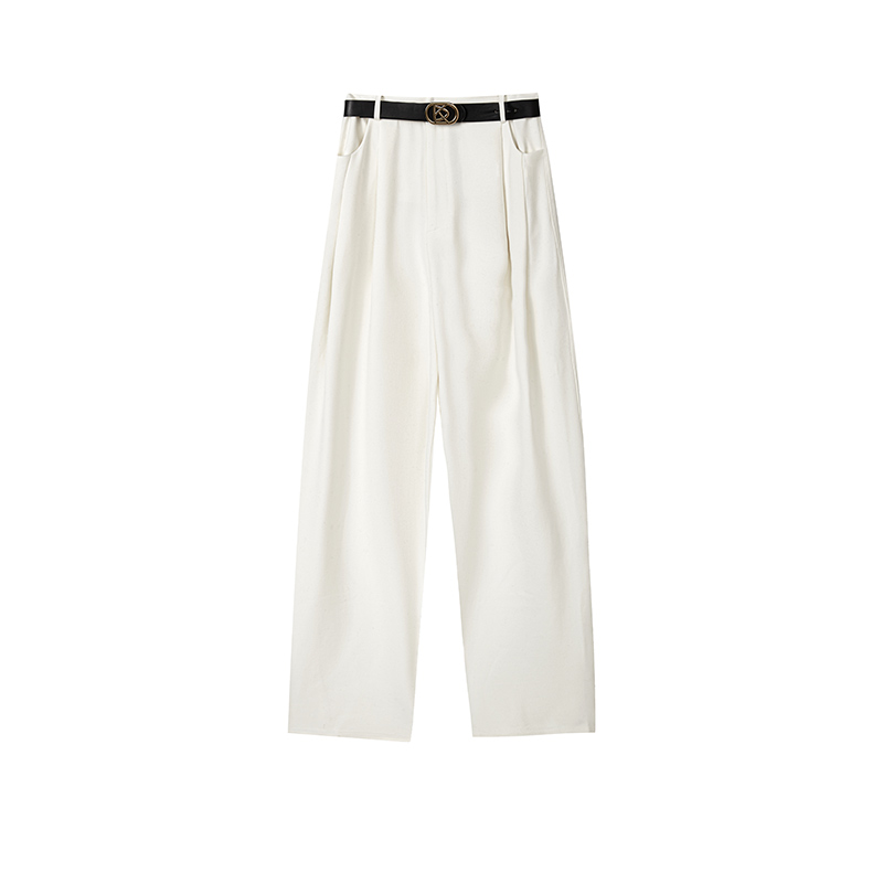 【达人专享】休垂感直筒闲通勤西装裤N1017