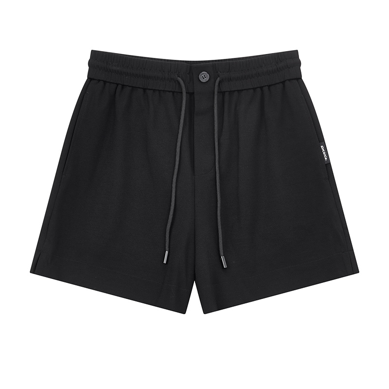 【小铃铛】休闲运动风短裤宽松阔腿松紧系带休闲裤X12BKS1220