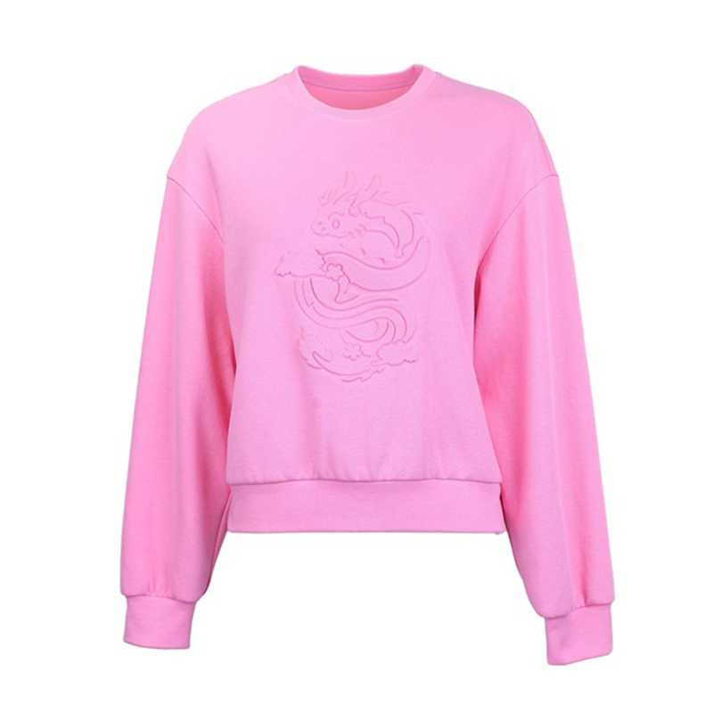 【达人专享】生肖浮雕印花休闲卫衣N1098