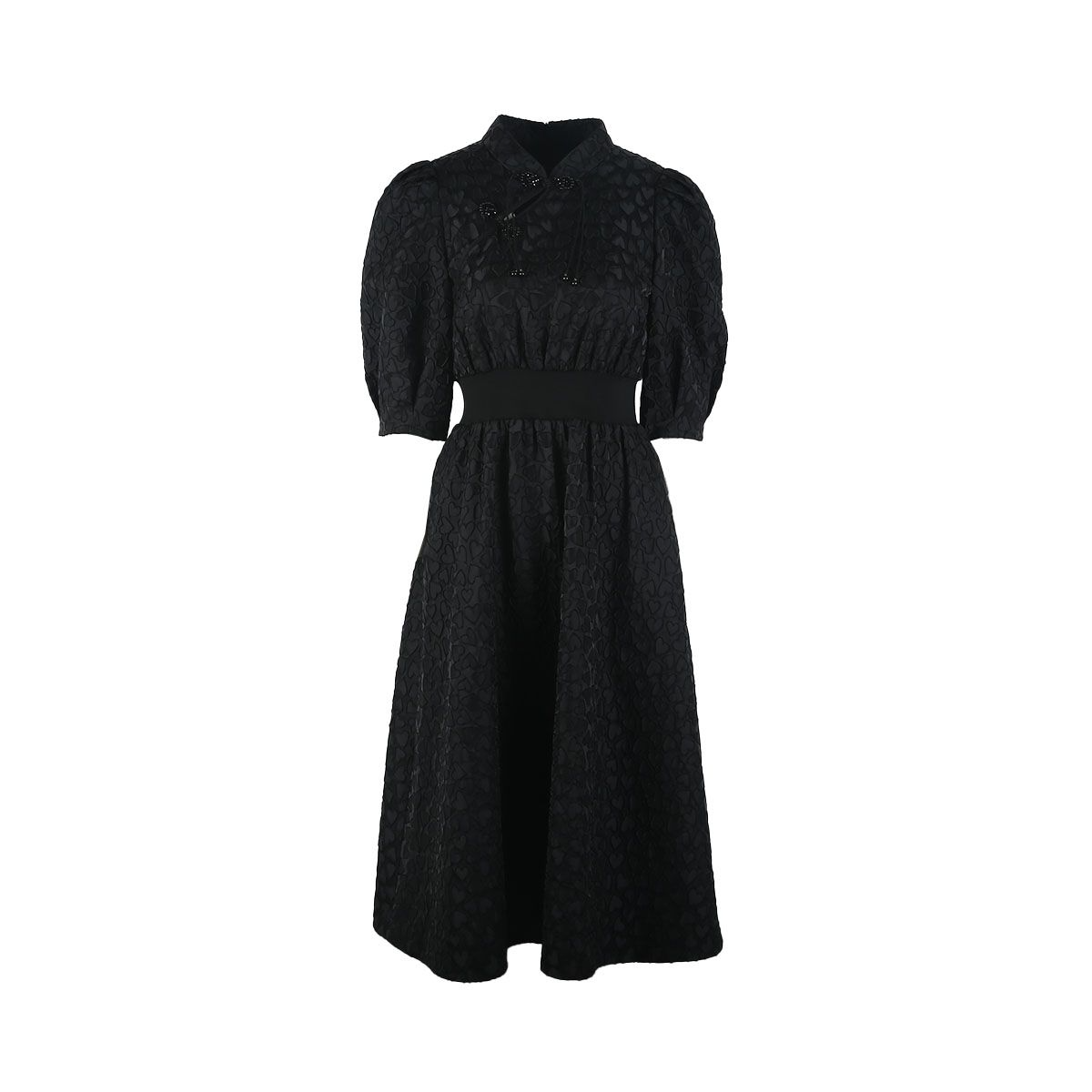 【达人专属】爱心提花国风连衣裙X07BLS3061