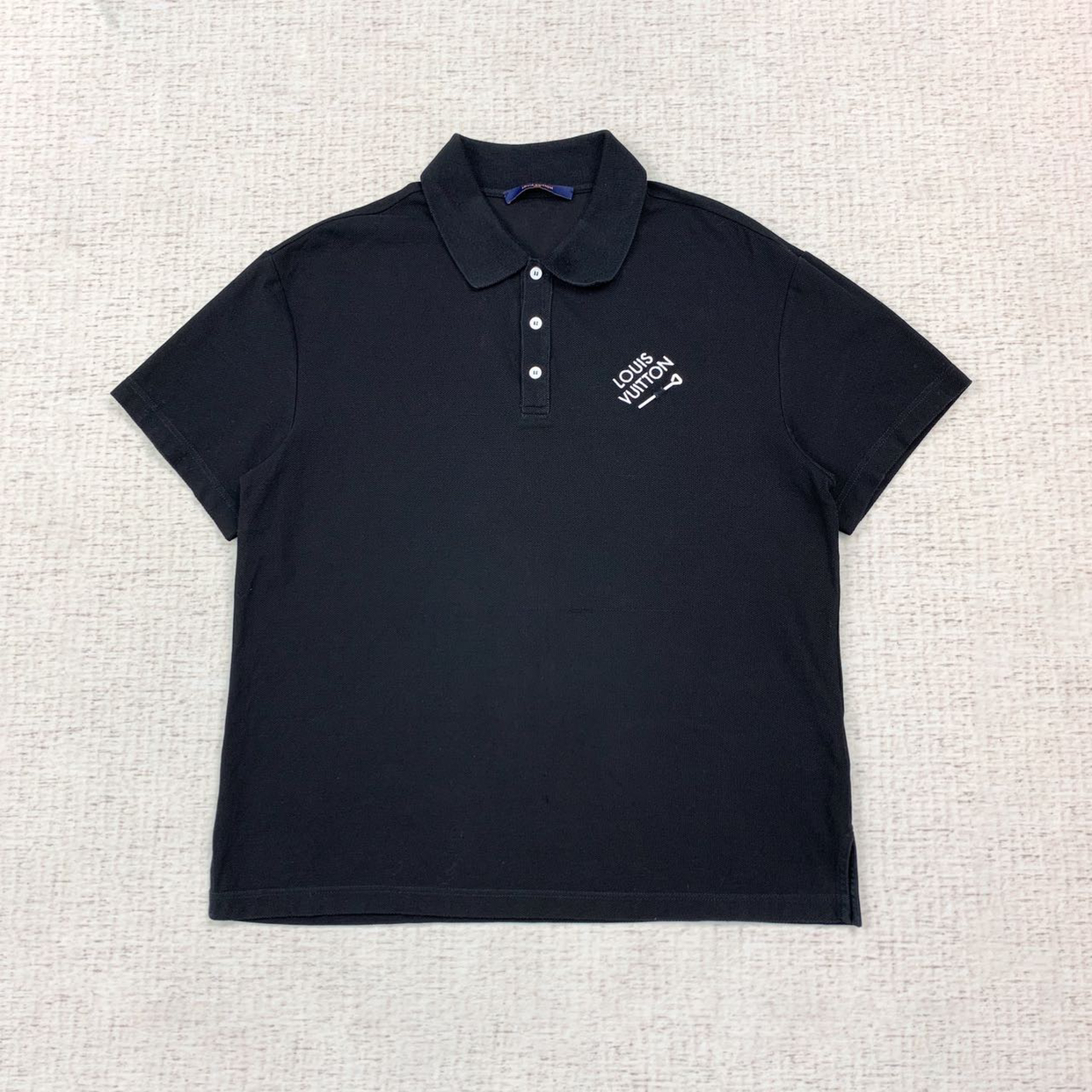 未使用 LouisVuitton/路易威登 lv刺绣polo衫短袖s码编码xb3111