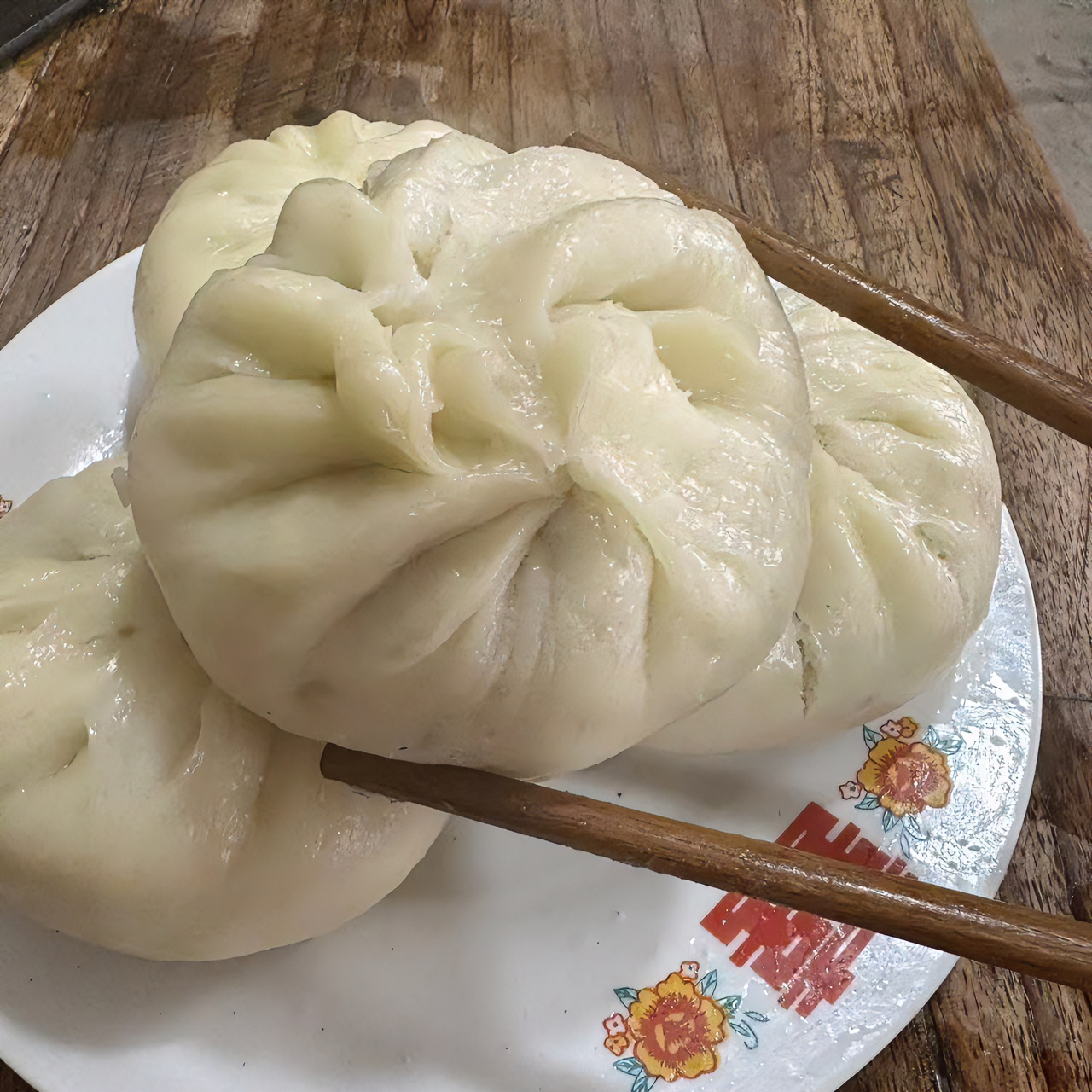 滨海馒头老告头麻菜肉馒头 