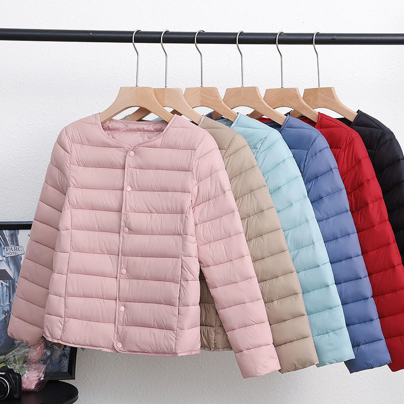波司登新款秋冬羽绒羽绒服女内胆短款修身保暖内穿小棉袄无领轻薄