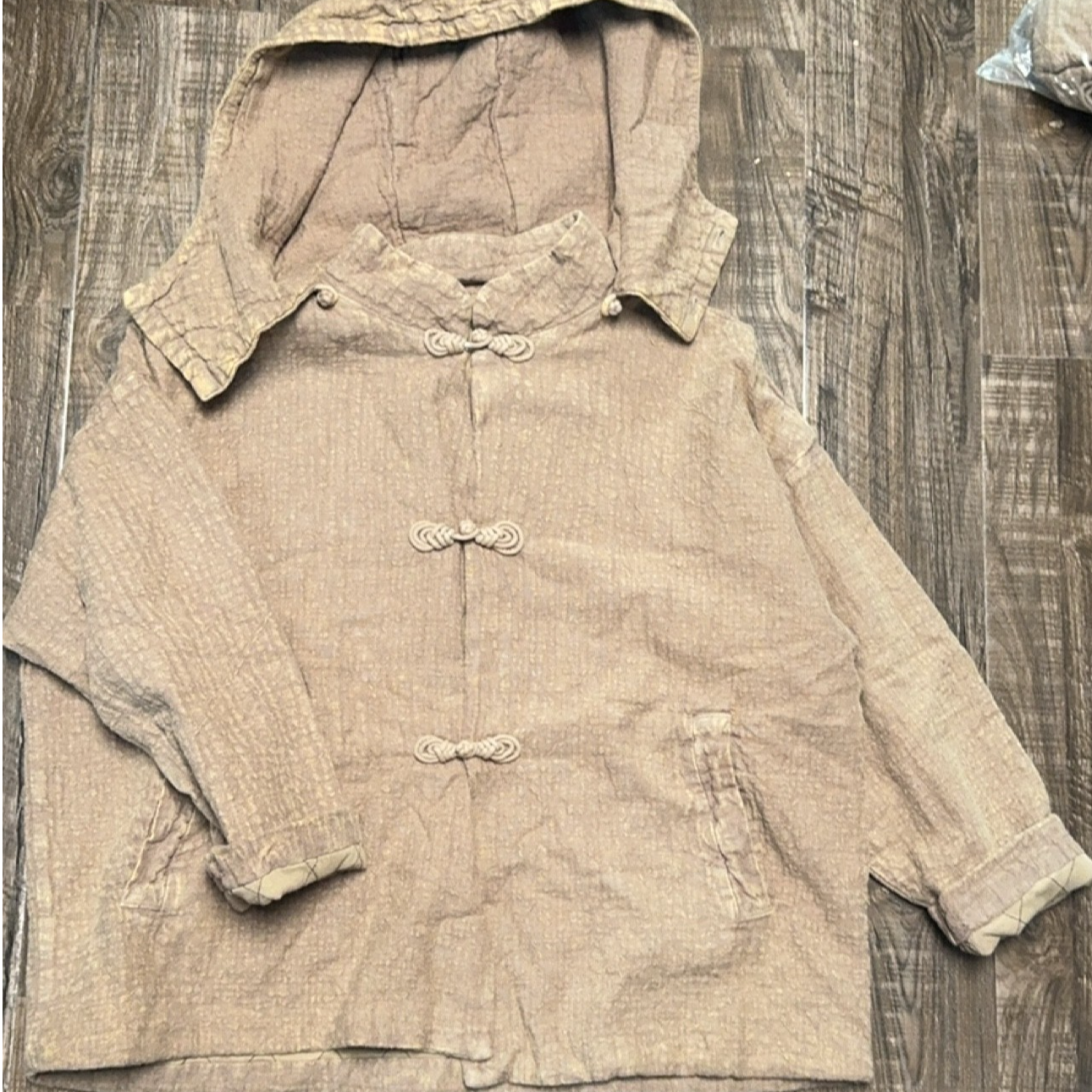 直播福利！亚麻棉衣。