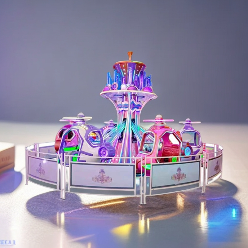 新款户外旋转升降自控飞机天空之城锦上添花玩具娱游乐设施备厂家