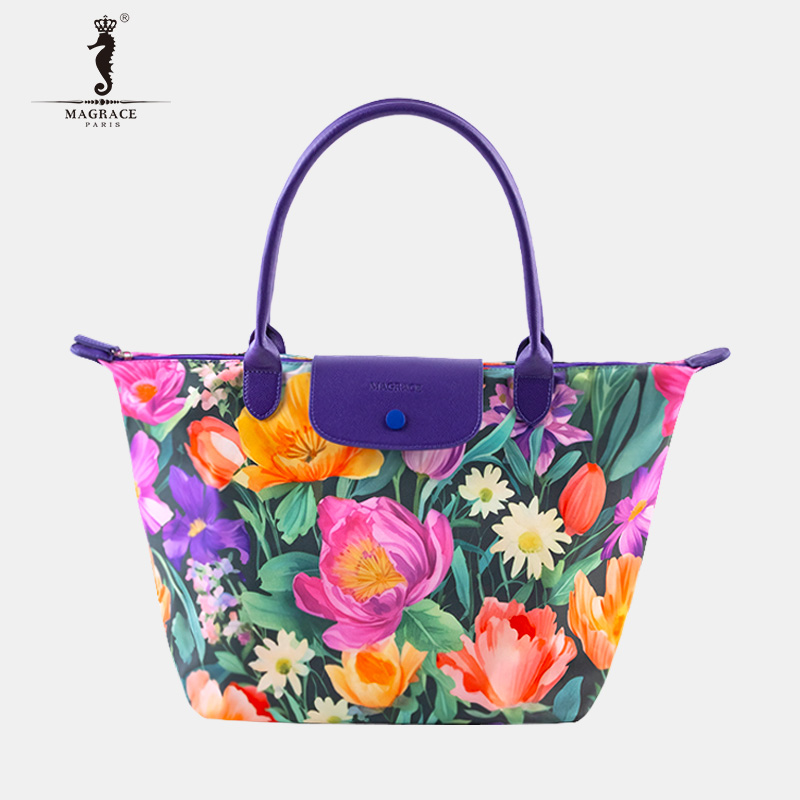 法国MAGRACE郁香春韵手提包家居创意日用时尚家庭购物出行单肩包