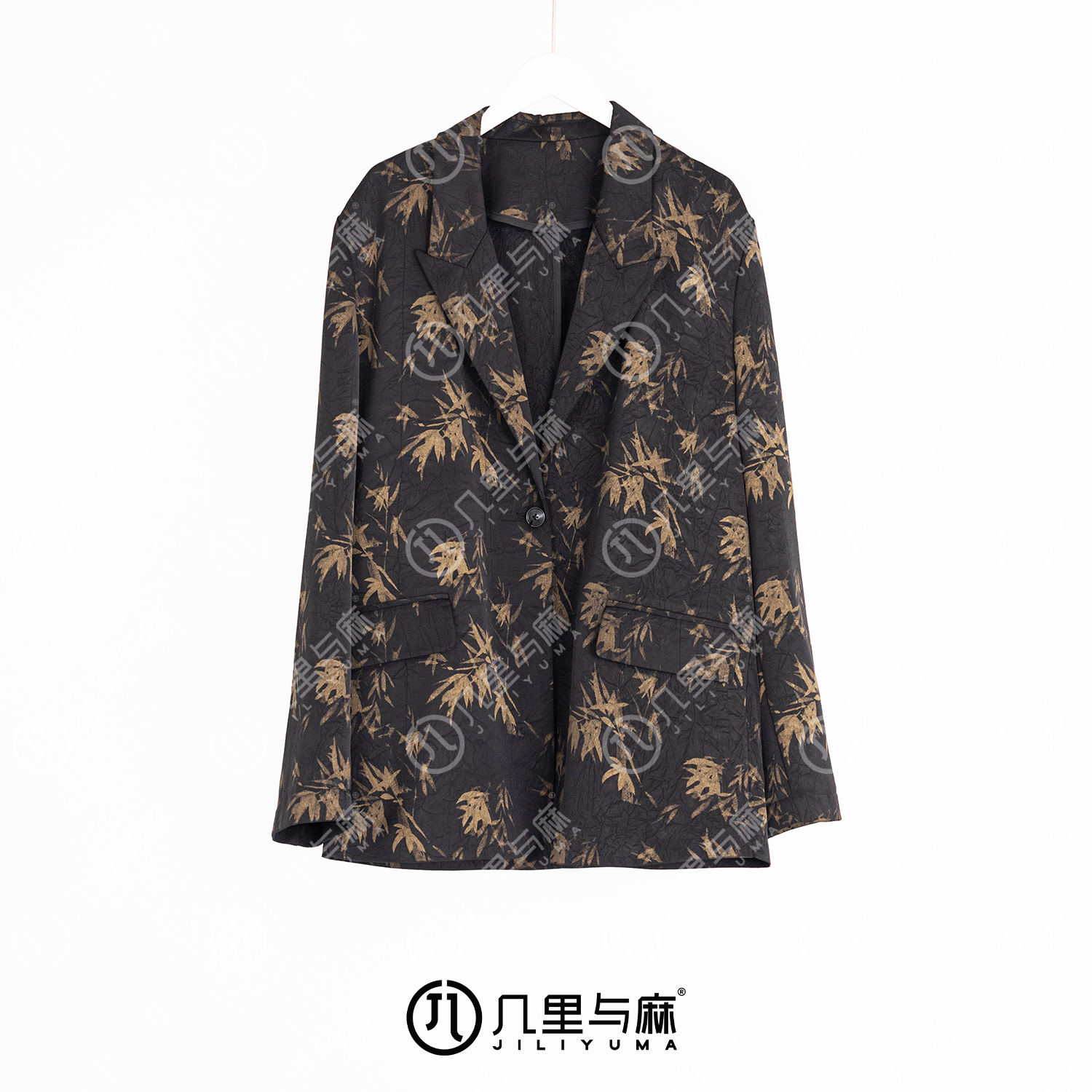 （几里）叙竹-复古百搭气质外套西装  衣长71 胸围108 1073074