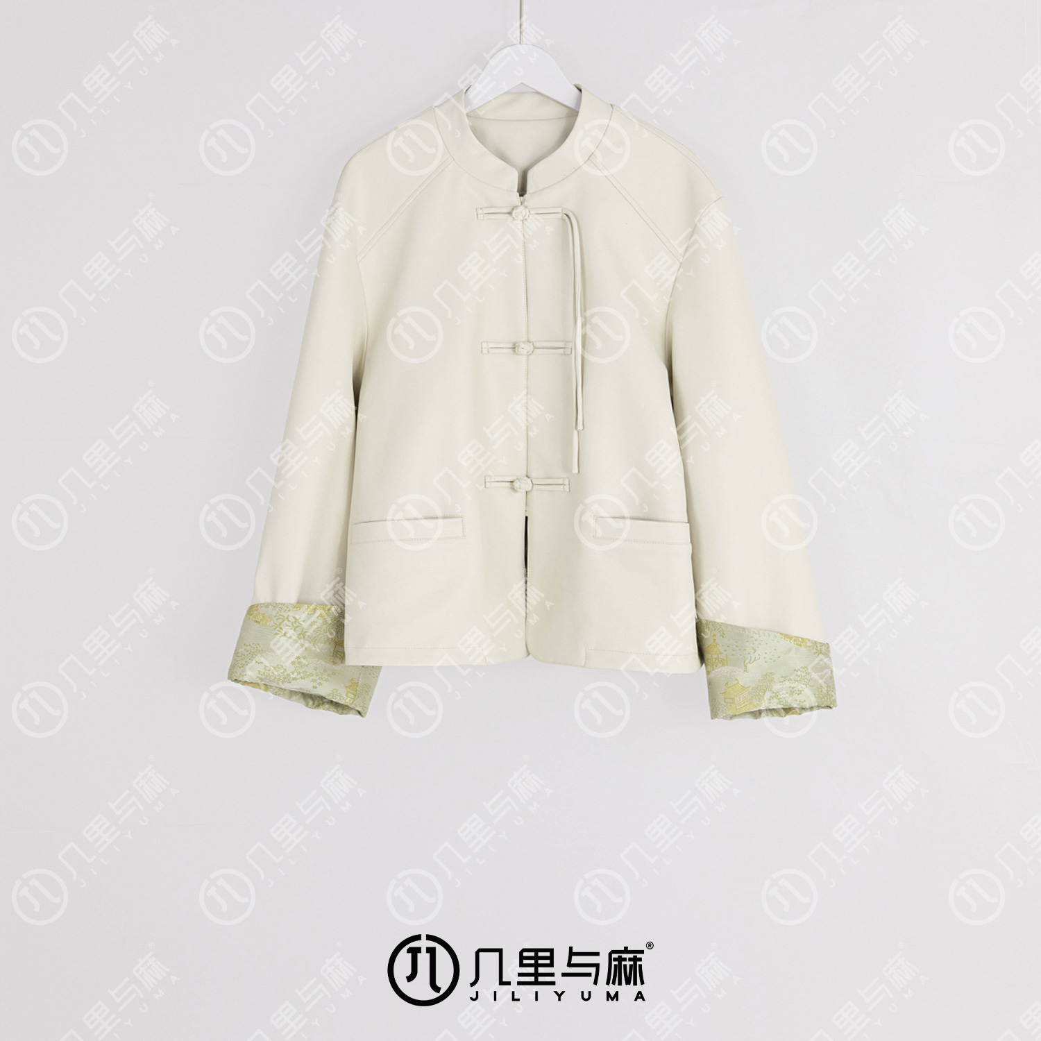 （几里）云砂-气质长袖复古外套 1080727
