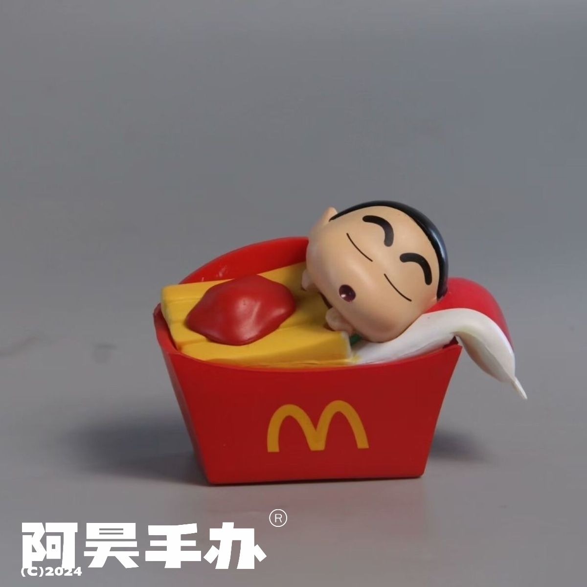 （可爱-薯条小新）阿昊手办摆件 彩盒包装小新潮玩雕像精致生日礼物