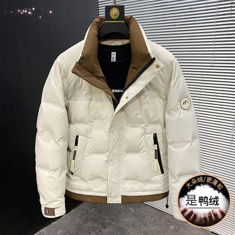 【主播青仓】冬季羽绒服男士立领加厚保暖休闲外套鸭绒时尚宽松男装