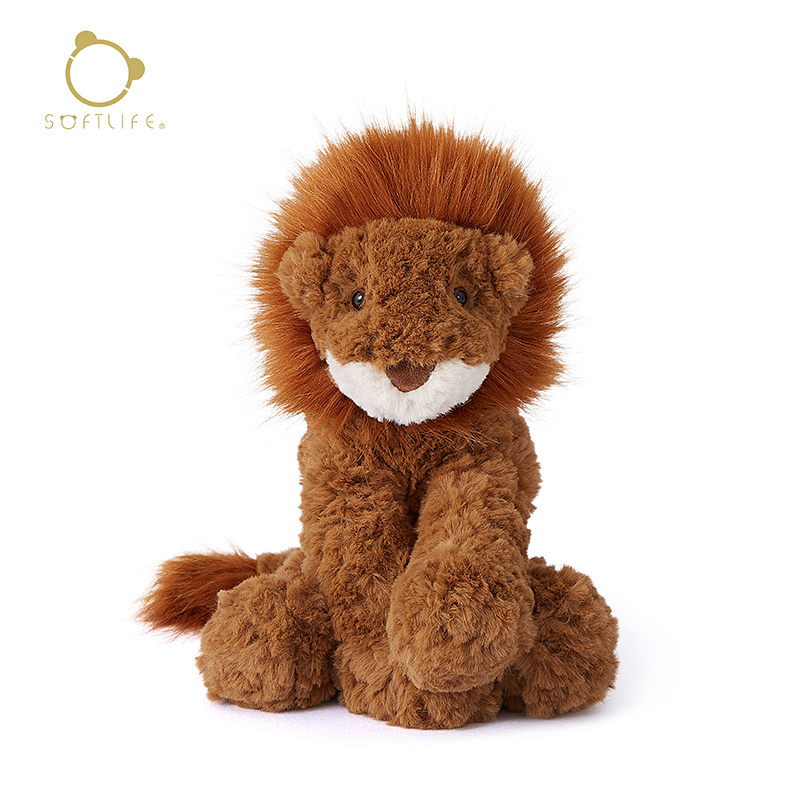 softlife小狮子玩偶公仔毛绒玩具宝宝安抚玩偶抱睡娃娃生日礼物女