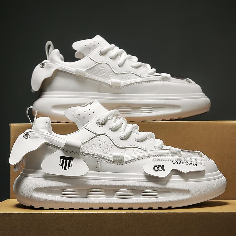 回力瑞男鞋秋季原宿风百搭潮流运动面包板鞋休闲跑步厚底小白爆款