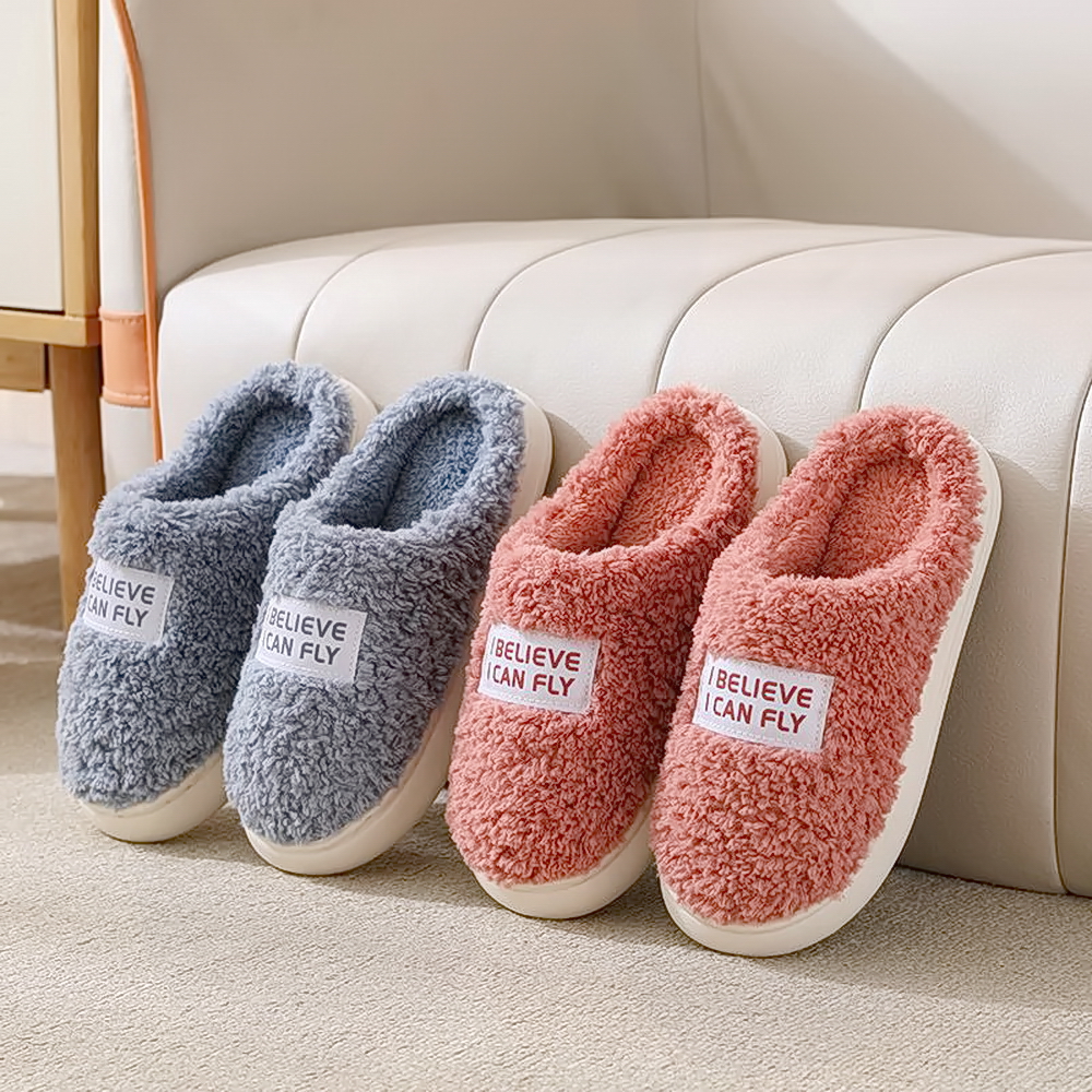 四棉拖鞋加厚棉拖鞋情侣外穿季保暖厚底棉拖男款防滑耐磨加绒保暖