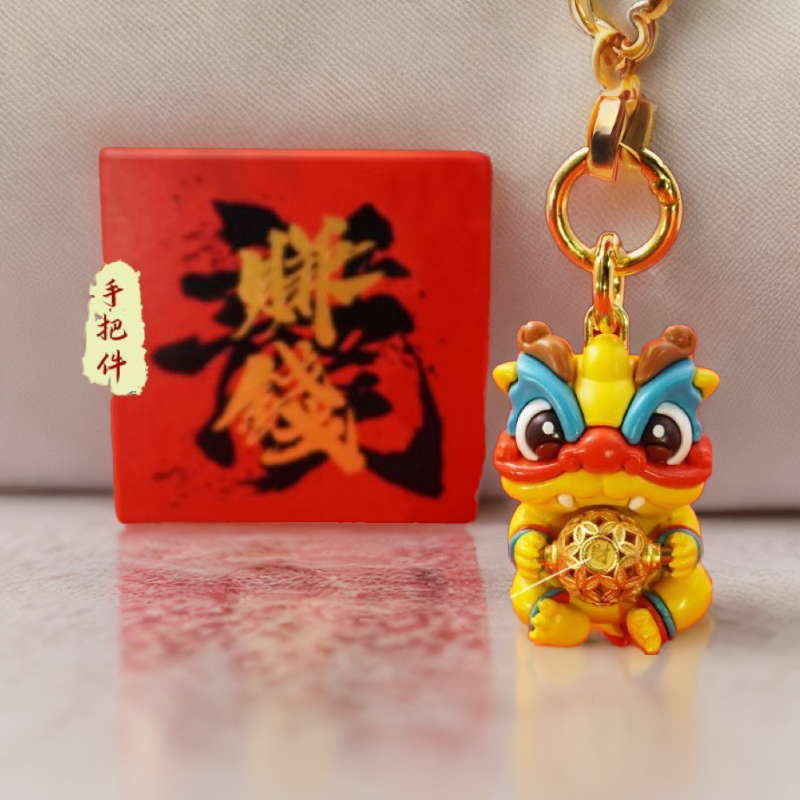 本命龙年生肖赚钱龙吊坠时来运转转龙钥匙扣挂件开门红包包挂件礼