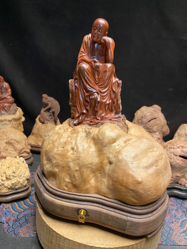 木雕工艺品荔枝木香炉