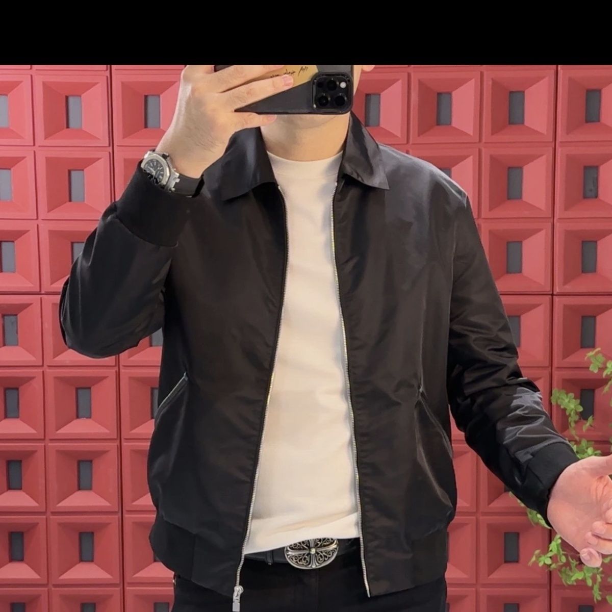 【小扬哥推荐】欧货新款秋冬男士黑武士简约翻领防风潮流时尚百搭网