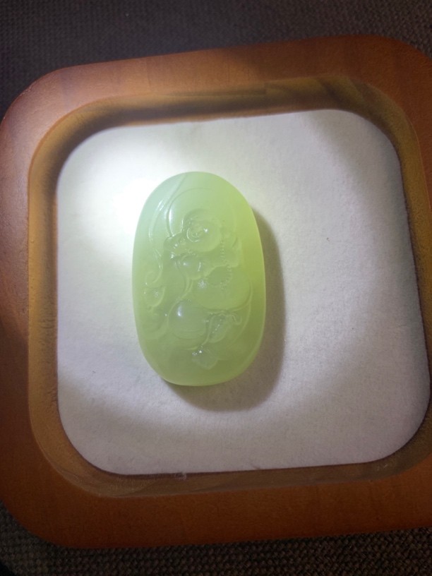 和田玉青海料佛公