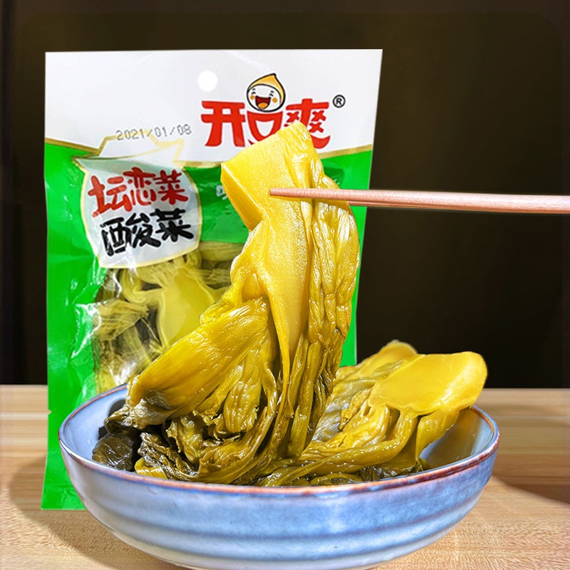 开口爽四川老坛泡菜酸菜鱼调料鱼酸菜菜下饭菜整箱批发零食宿舍