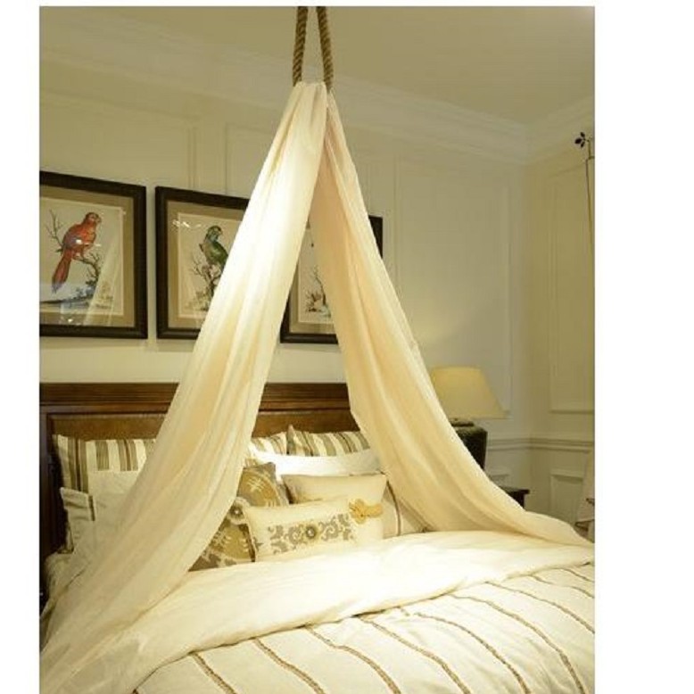 【12.24仓播】美克.美家  家用卧室白色素纱床幔 不支持退换