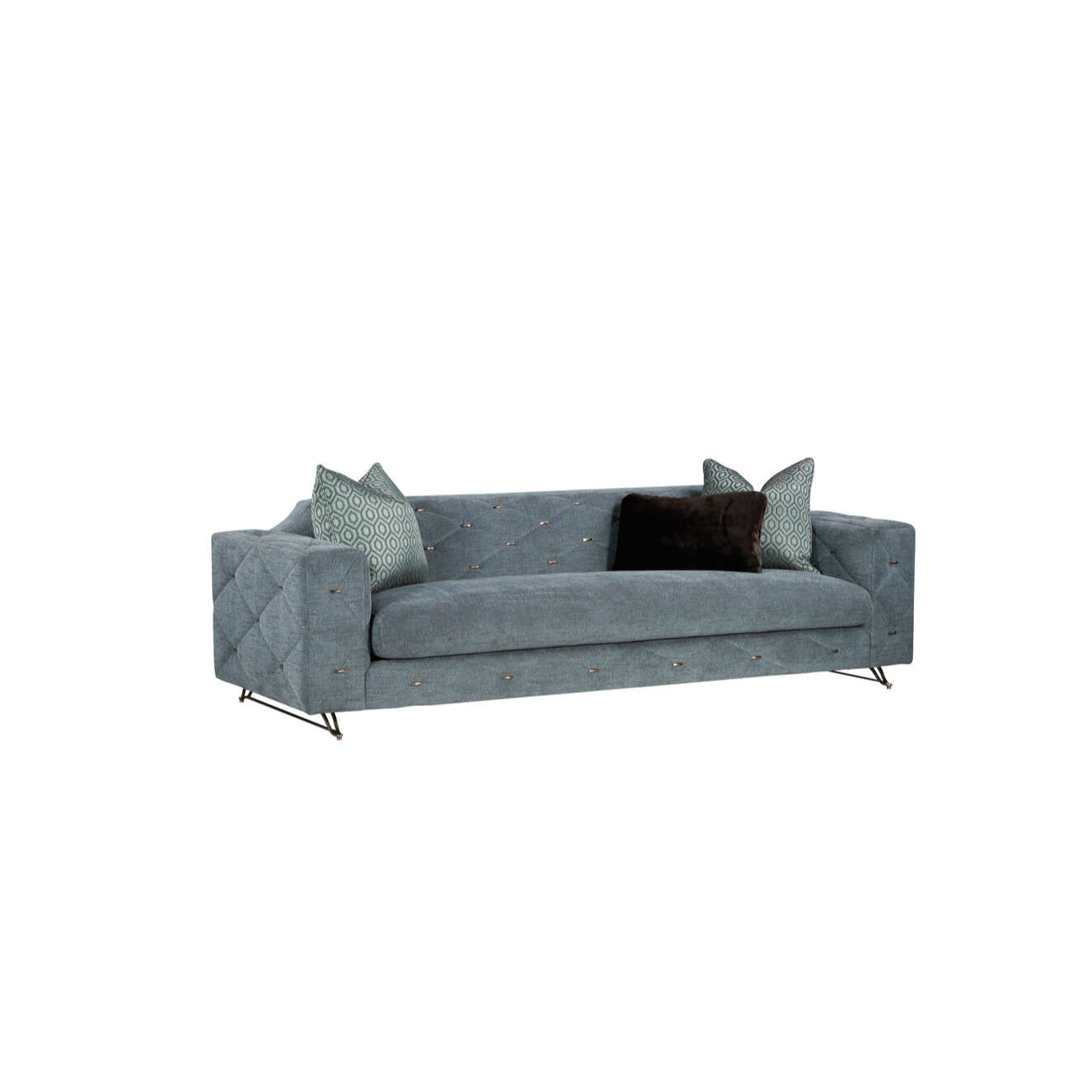 【外销款】caracole布艺三人沙发 微瑕 不支持退换