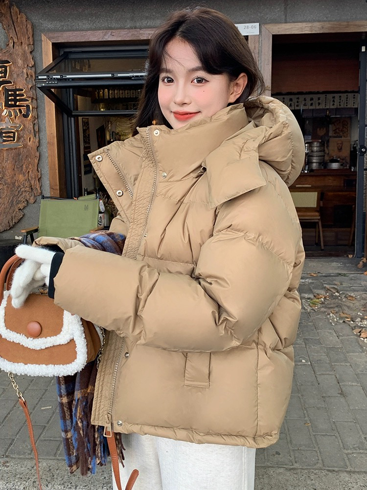 238女款短款棉服外套冬季加厚面包服休闲保暖时尚百搭小个子秋冬