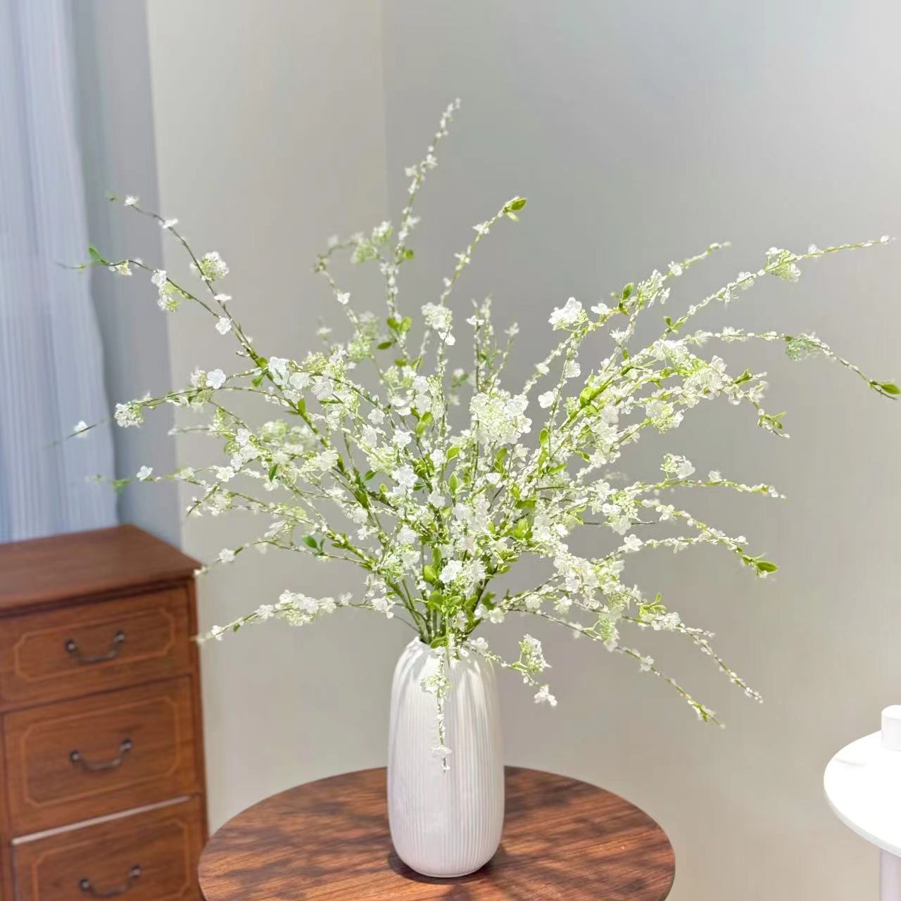 雪柳仿真花插花假花装饰仿生花花束花艺摆件家居饰品花仿真花