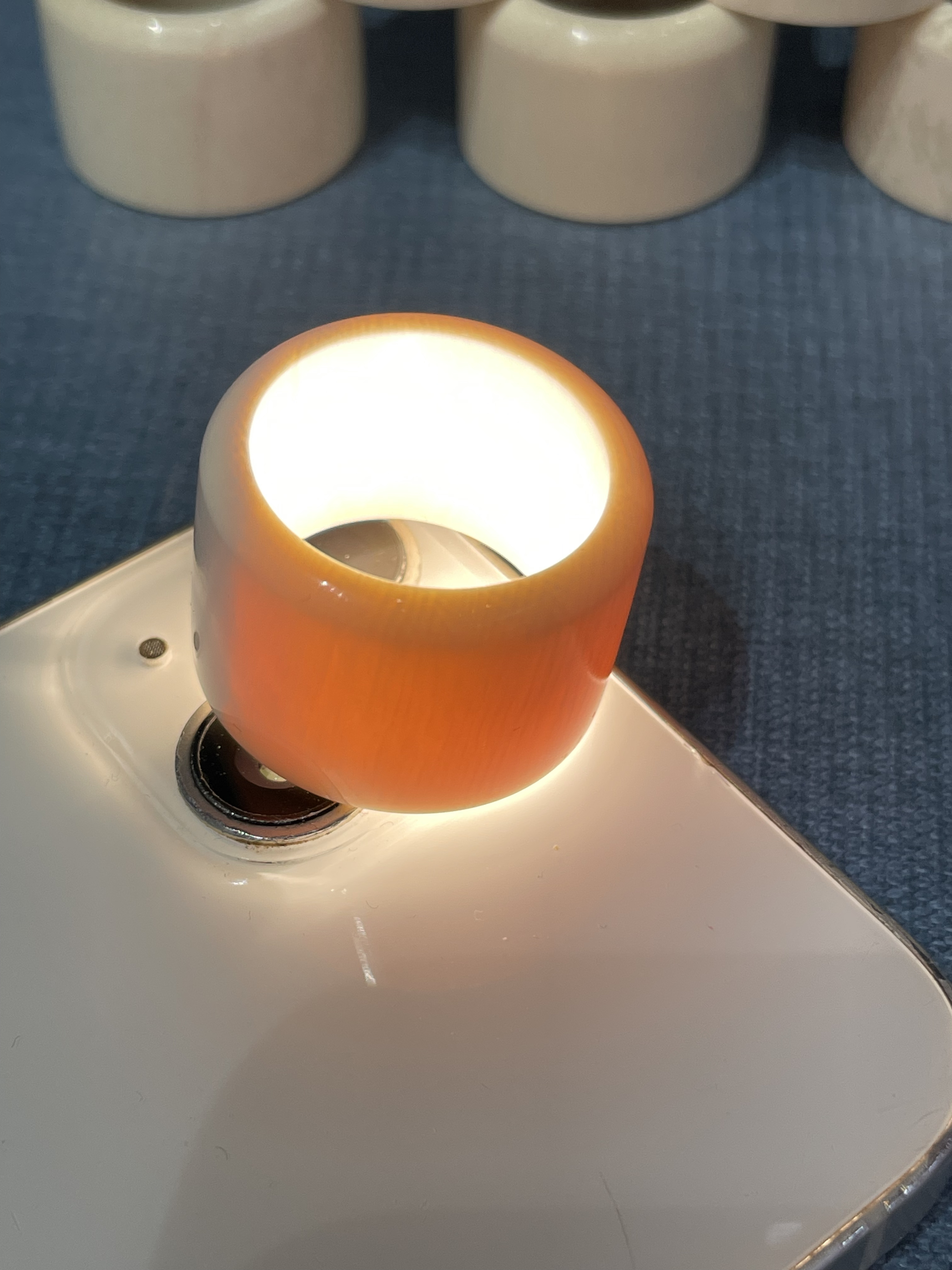 猛犸牙 水印板指无裂口径21