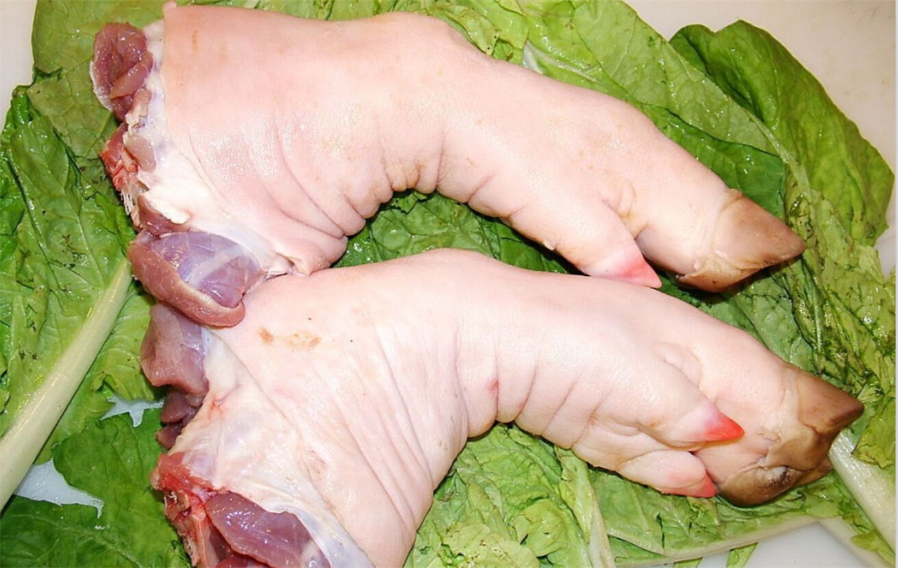 贵州农家新鲜土猪肉 前猪蹄