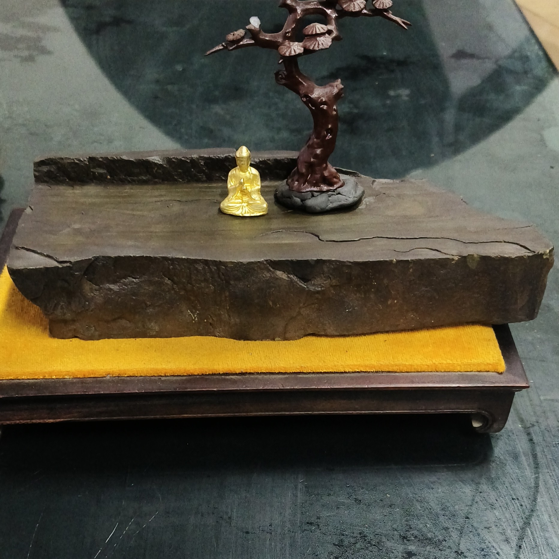 工艺品摆件，泥石，根雕复古精美