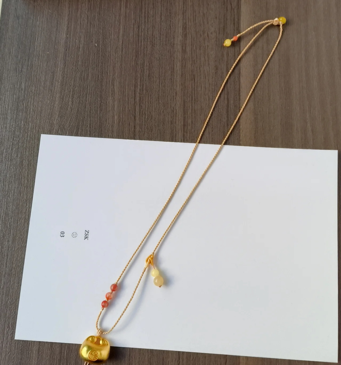 非金属布艺项链 【可指定款式纯手工编织绳】极细短款项链绳气质