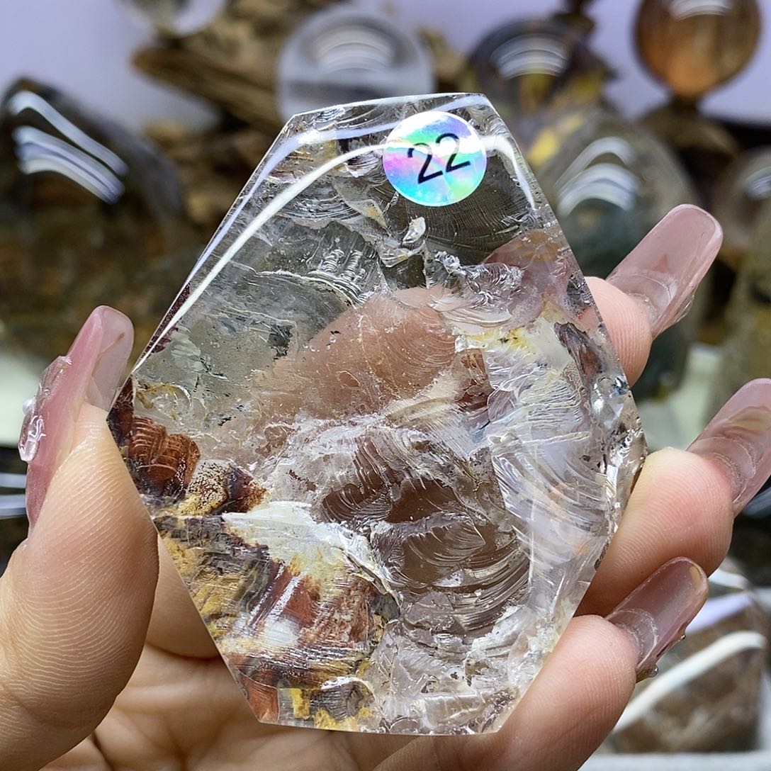 水晶水晶原石未镶嵌吱*兔