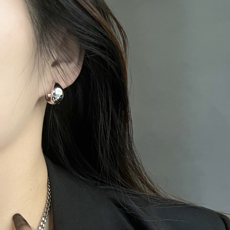 黑糖饰品  精致轻奢小众百搭时尚气质耳环E079 