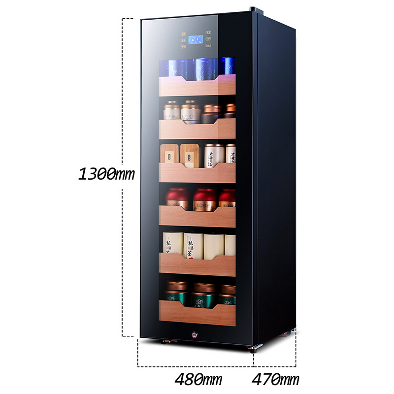 尊堡JC-158E恒温酒柜茶叶冷藏红酒柜冰箱冰吧家用客厅小型保鲜柜