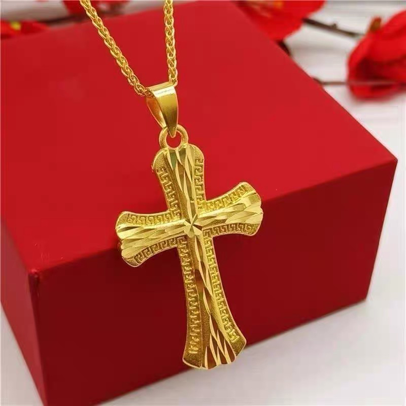 合金项链 十字架项链