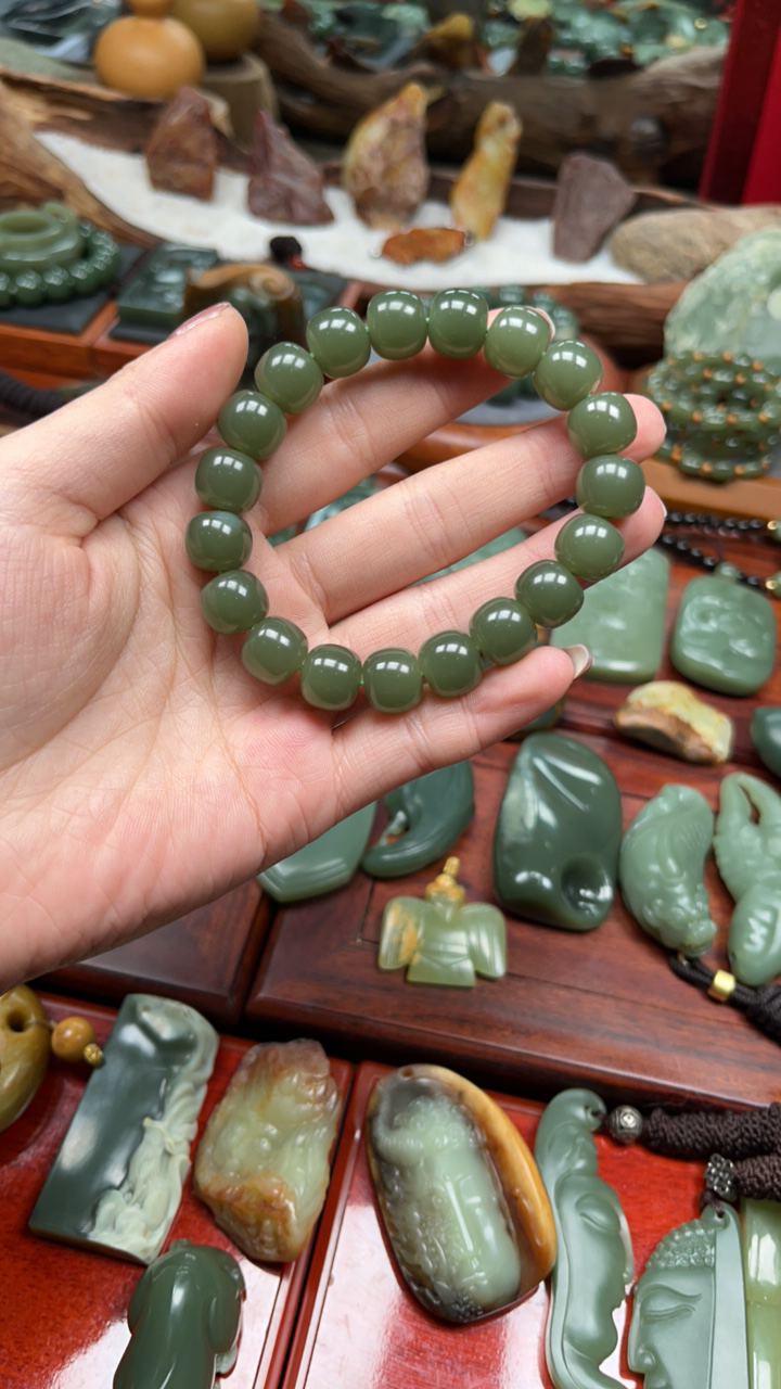 老西瓜皮手串手链