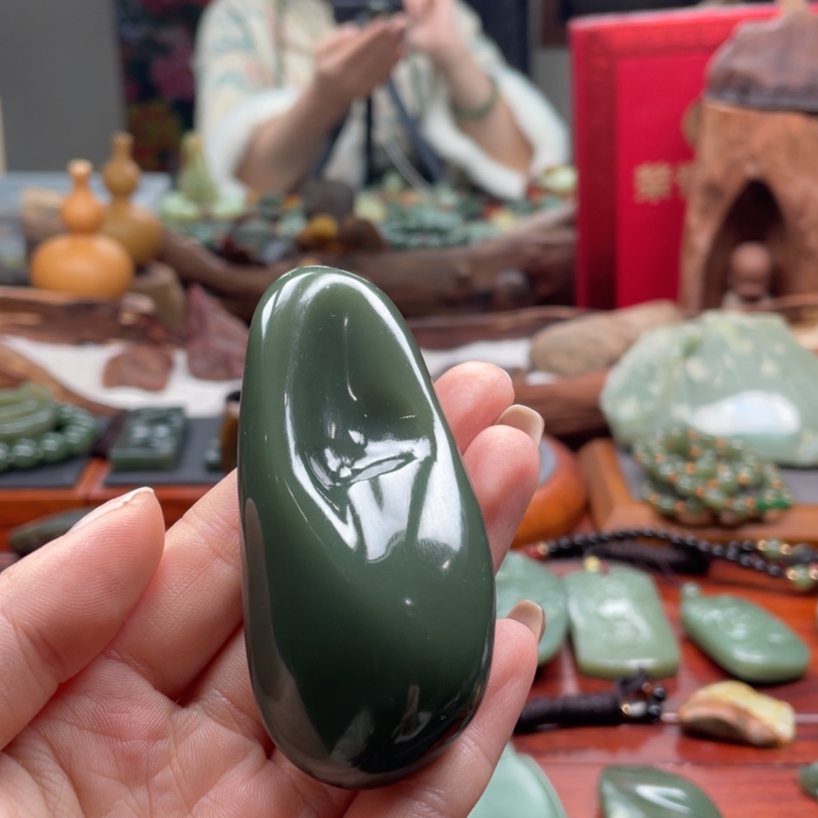 【闪购商品】岫岩老玉（透闪石质玉）把件未镶嵌我*E