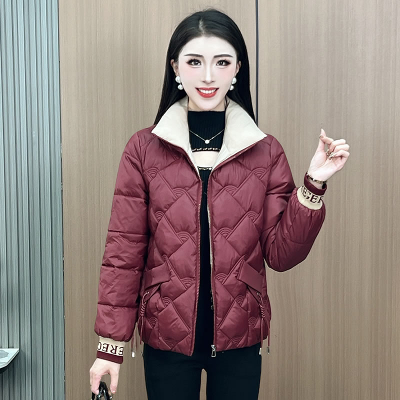 【有运费险】时尚妈妈装棉服女外套2025冬季新款显瘦短款小个子棉衣