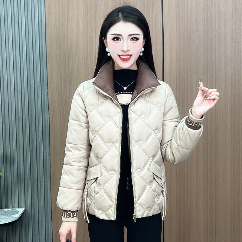 【有运费险】时尚妈妈装棉服女外套2025秋冬新款显瘦小个子短款棉衣